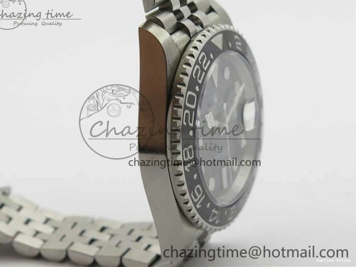 0108 Trendsetting GMT-Master II 116710 LN Black Ceramic 904L D1F 1:1 Best Edition On Jubilee Bracelet SA 2957